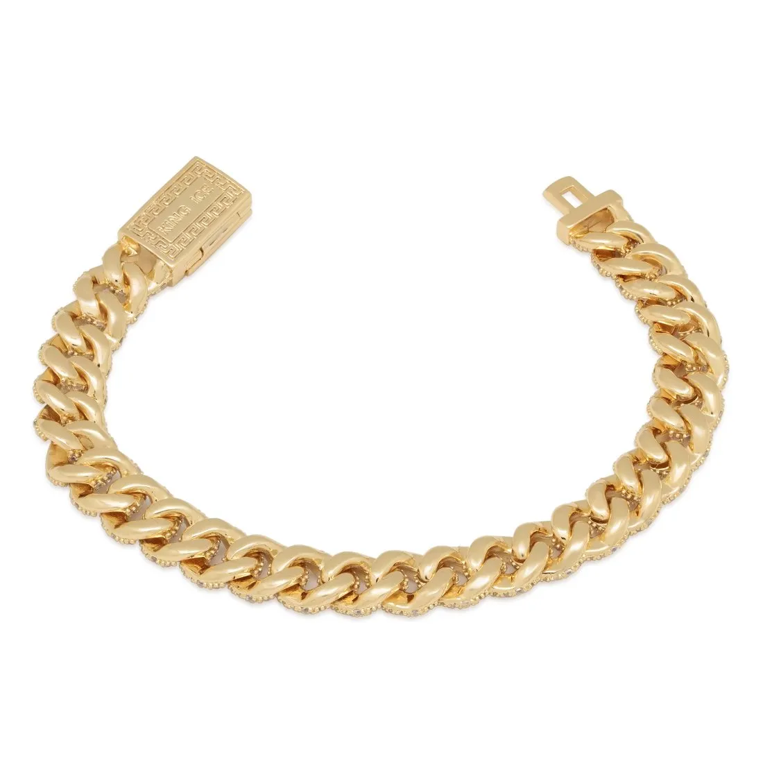 10mm Iced Miami Cuban Link Bracelet