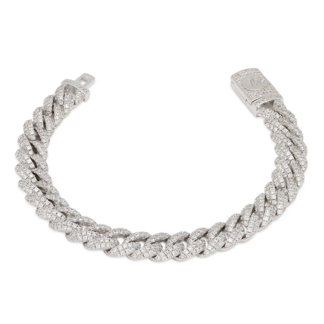 10mm Iced Miami Cuban Link Bracelet