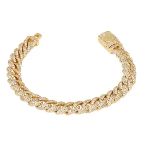 10mm Iced Miami Cuban Link Bracelet