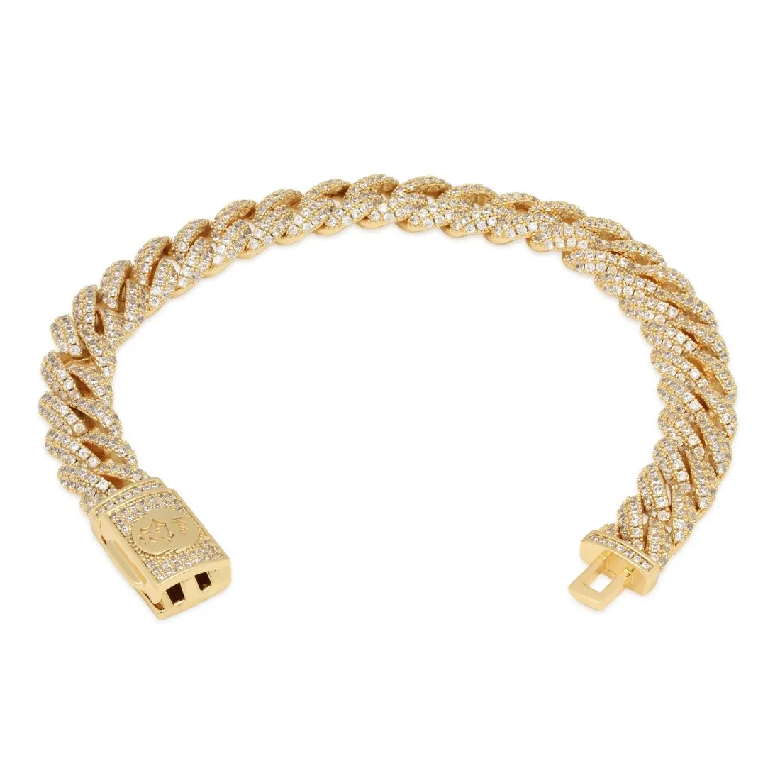 10mm Iced Miami Cuban Link Bracelet