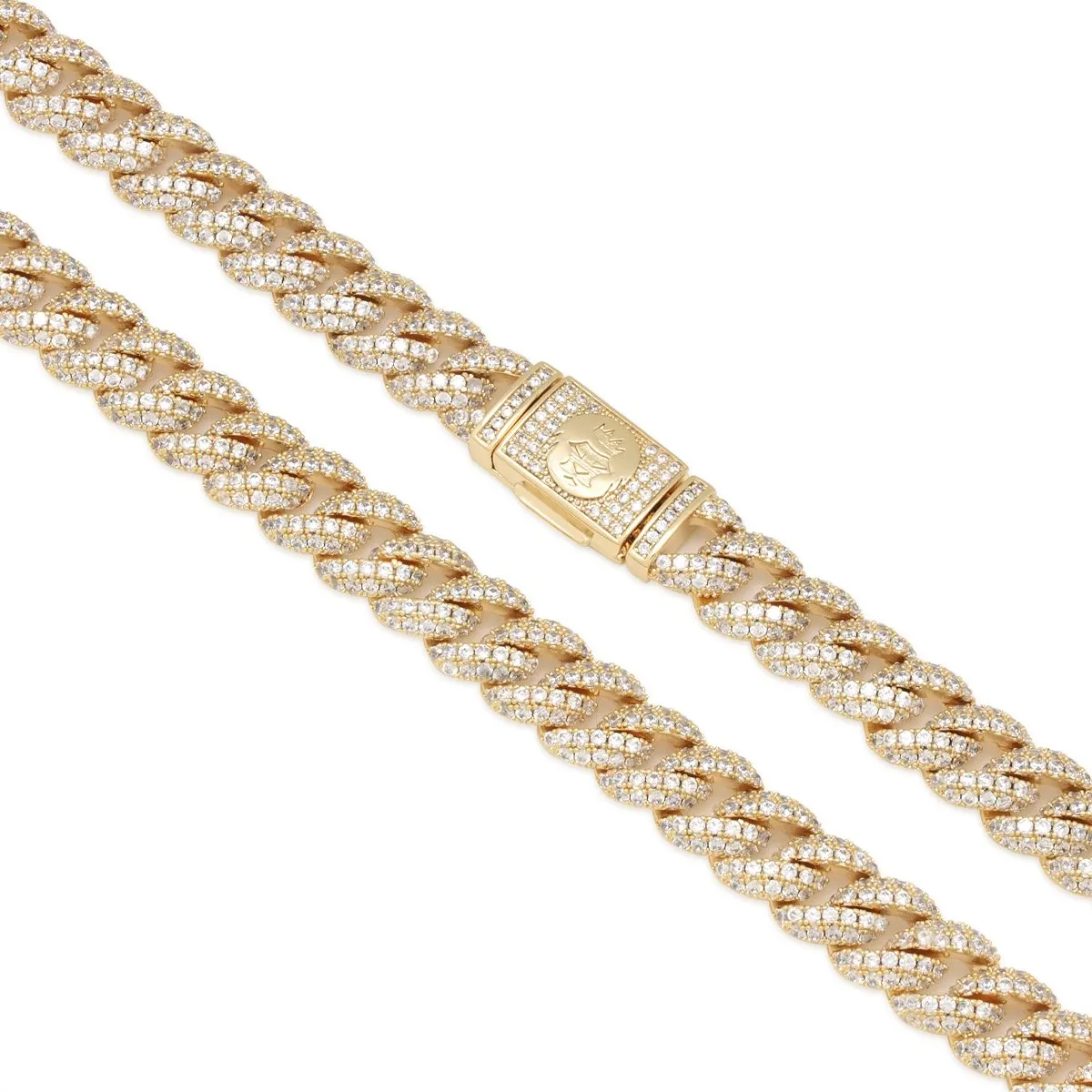 10mm Iced Miami Cuban Link Chain