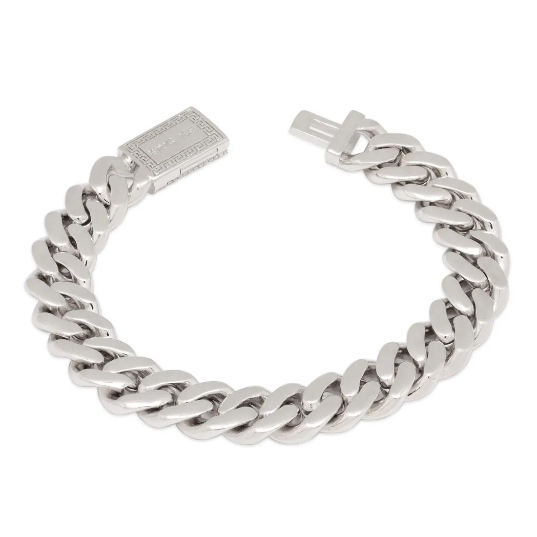 12mm Iced Miami Cuban Link Bracelet