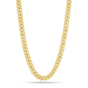 12mm Iced Miami Cuban Link Chain