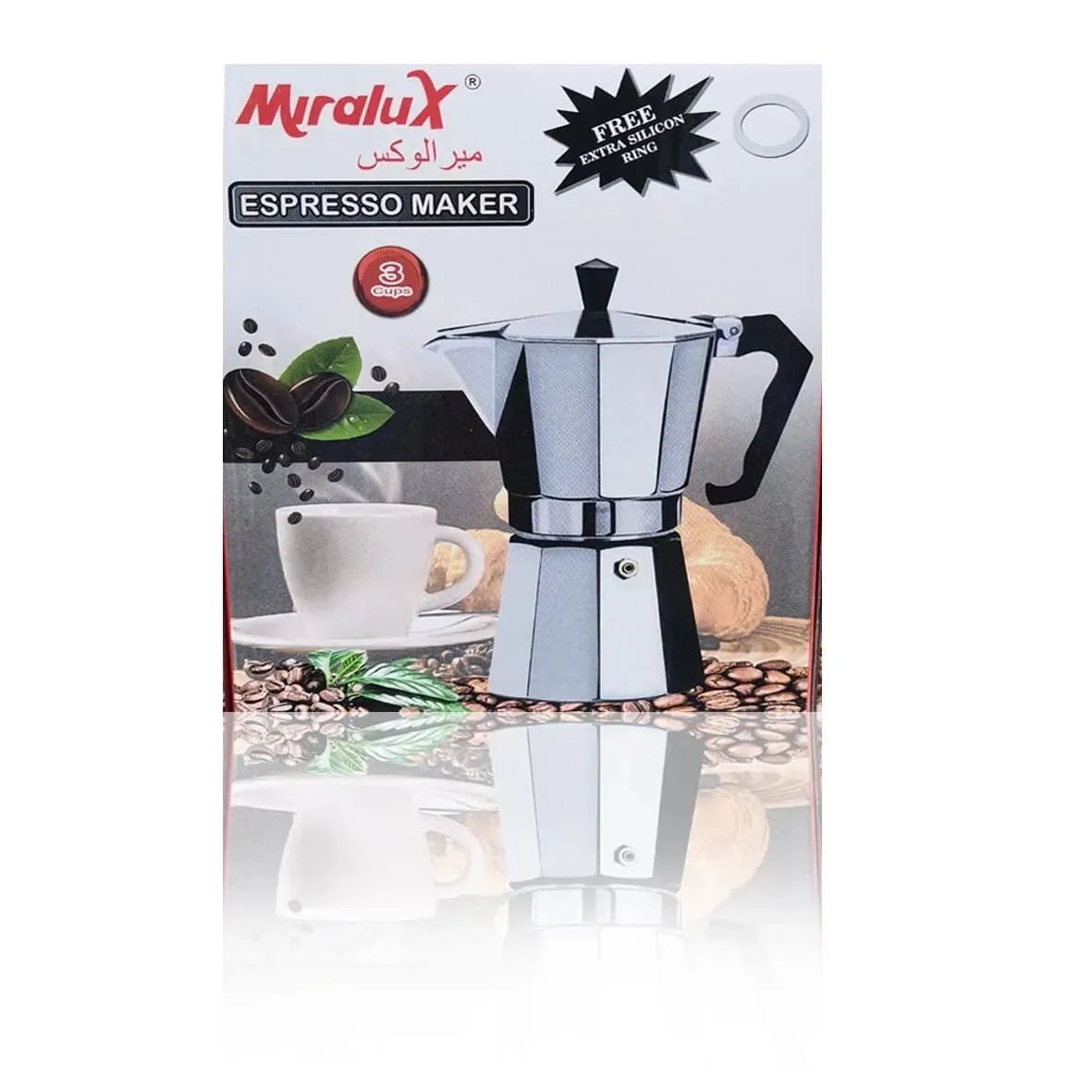 150ml Italian Classic Coffee Maker Aluminum Moka Pots Espresso Percolator Pot ML-8005