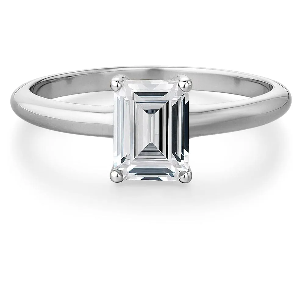 1.75 ct. Emerald Cut Solitaire Ring