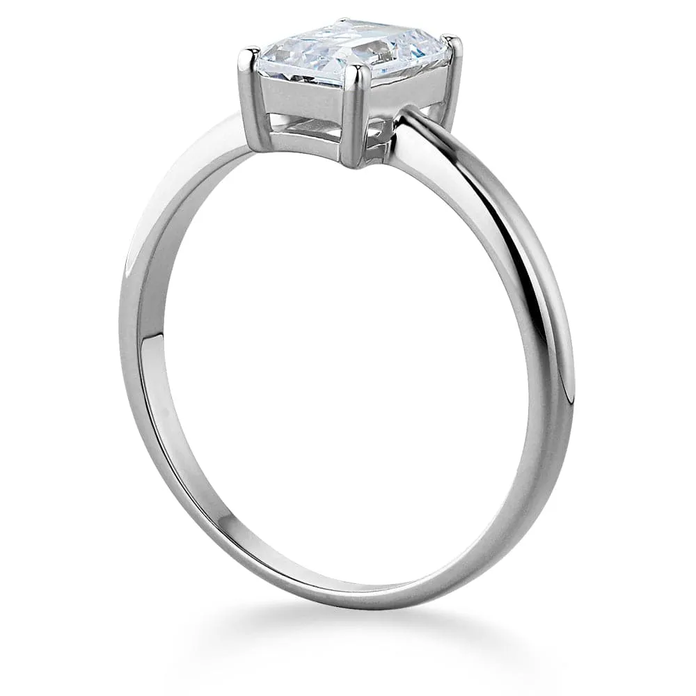 1.75 ct. Emerald Cut Solitaire Ring