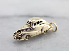 1940's Moving Parts Car Charm with Engraving Date 12.1.46