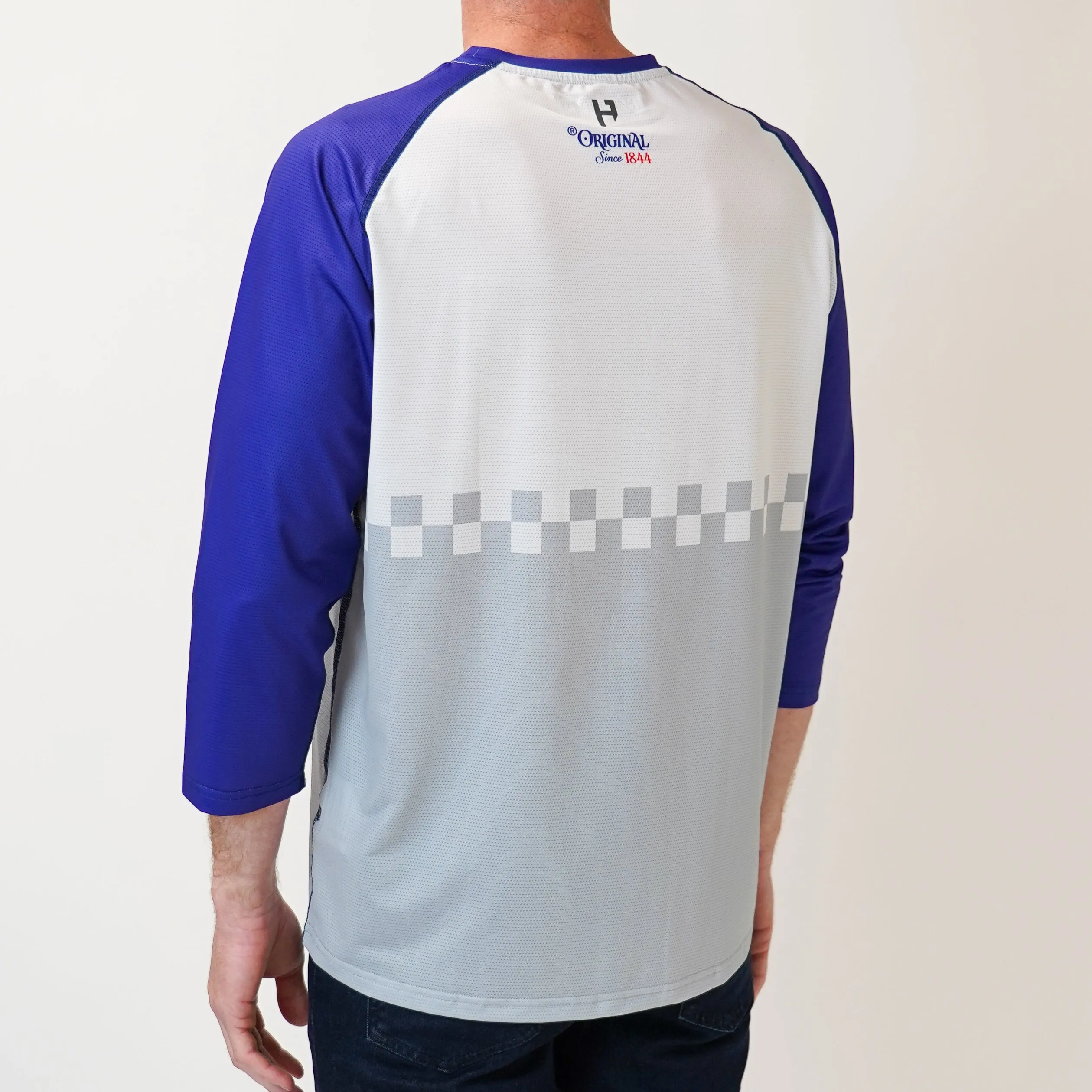 3/4 Sleeve Lite Jersey - Pabst Bike Team Checkered