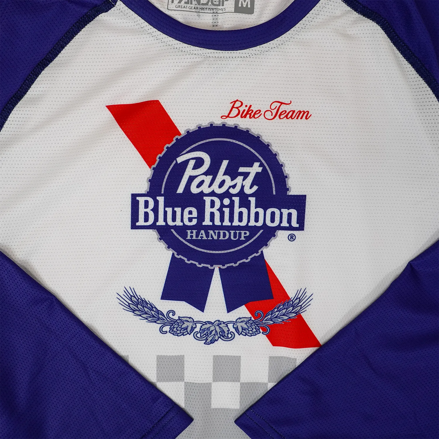 3/4 Sleeve Lite Jersey - Pabst Bike Team Checkered