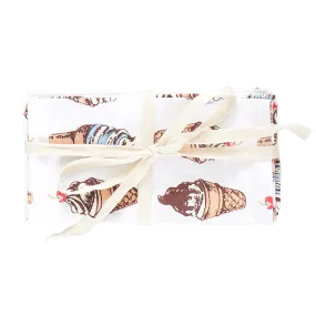 4-Pack Napkin Set - Vintage Soft Serve