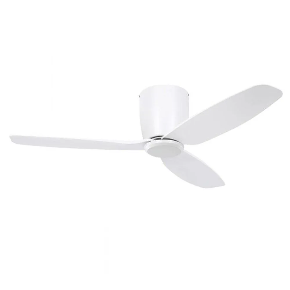 44" Seacliff Dc Ceiling Fan In White, Black, White/Gessami Oak Or Black/Light Walnut