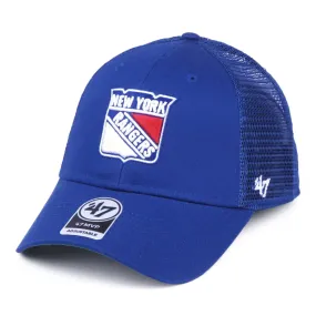 47 Brand New York Rangers Trucker Cap - NHL Branson MVP - Blue