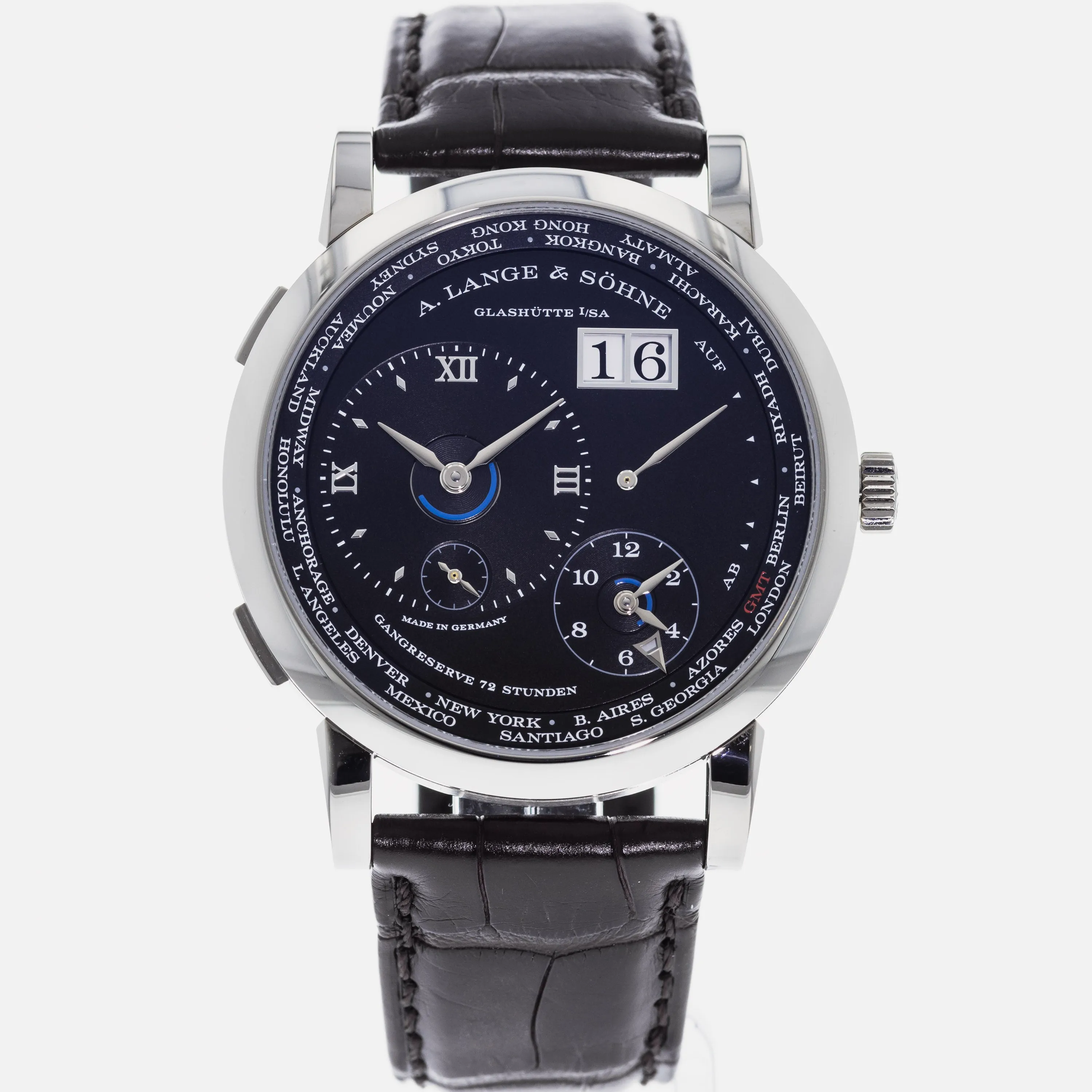 A. Lange &amp; Sohne Lange 1 Time Zone 136.029