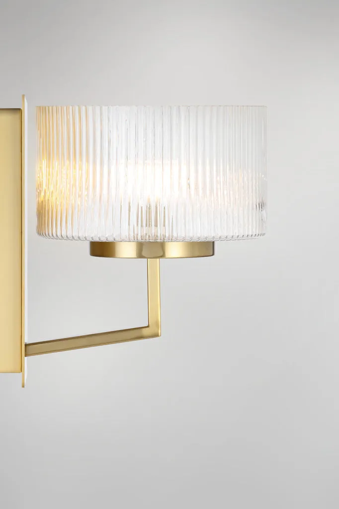 Aalto Reeded Glass Wall Light