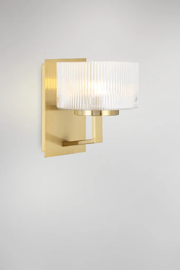 Aalto Reeded Glass Wall Light