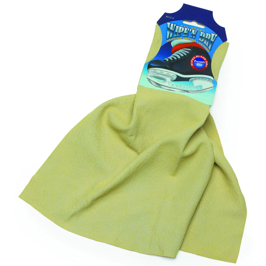 A&R Wipe 'N Dry Ice Skate Blade Chamois Cloth