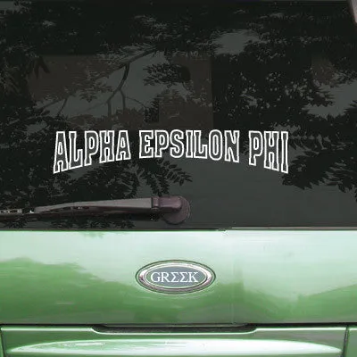 Alpha Epsilon Phi Stadium Sticker - Angelus Pacific apsc