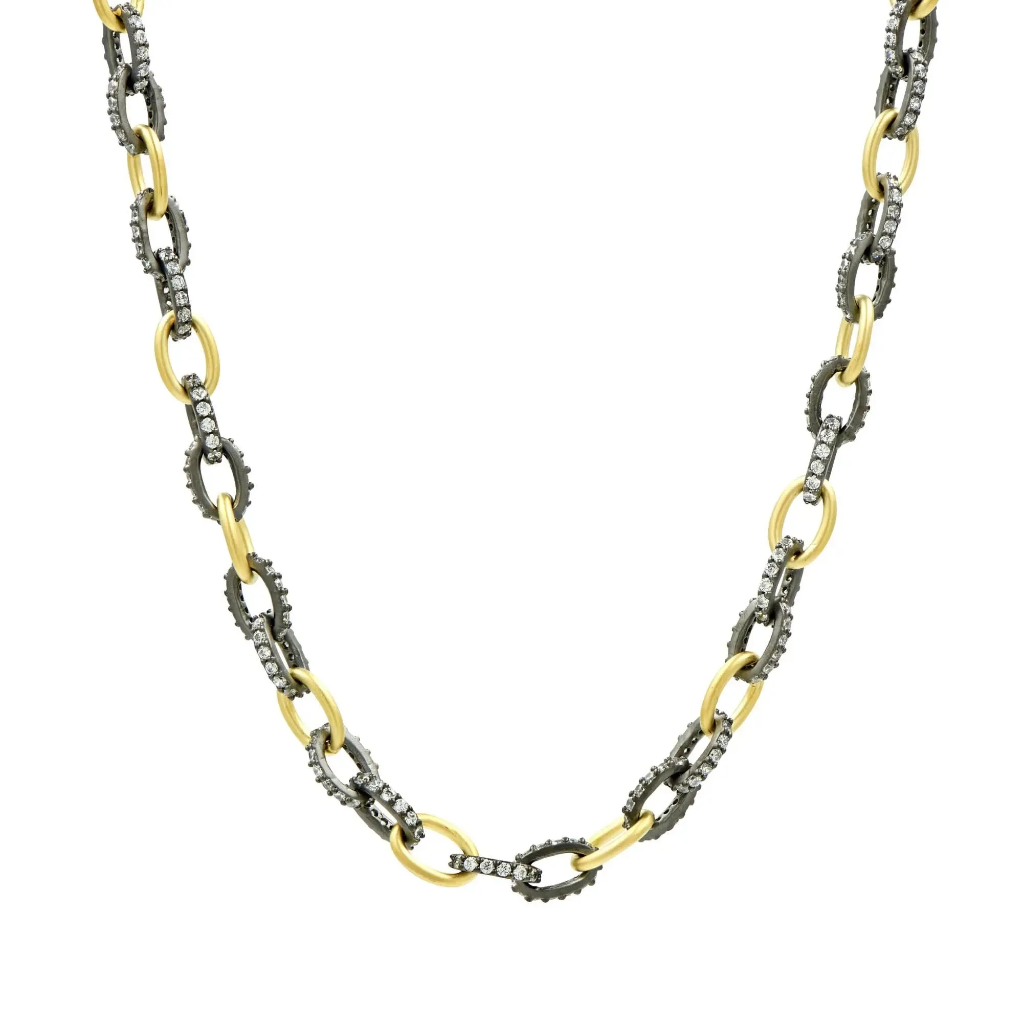 Alternating Chain Link Necklace