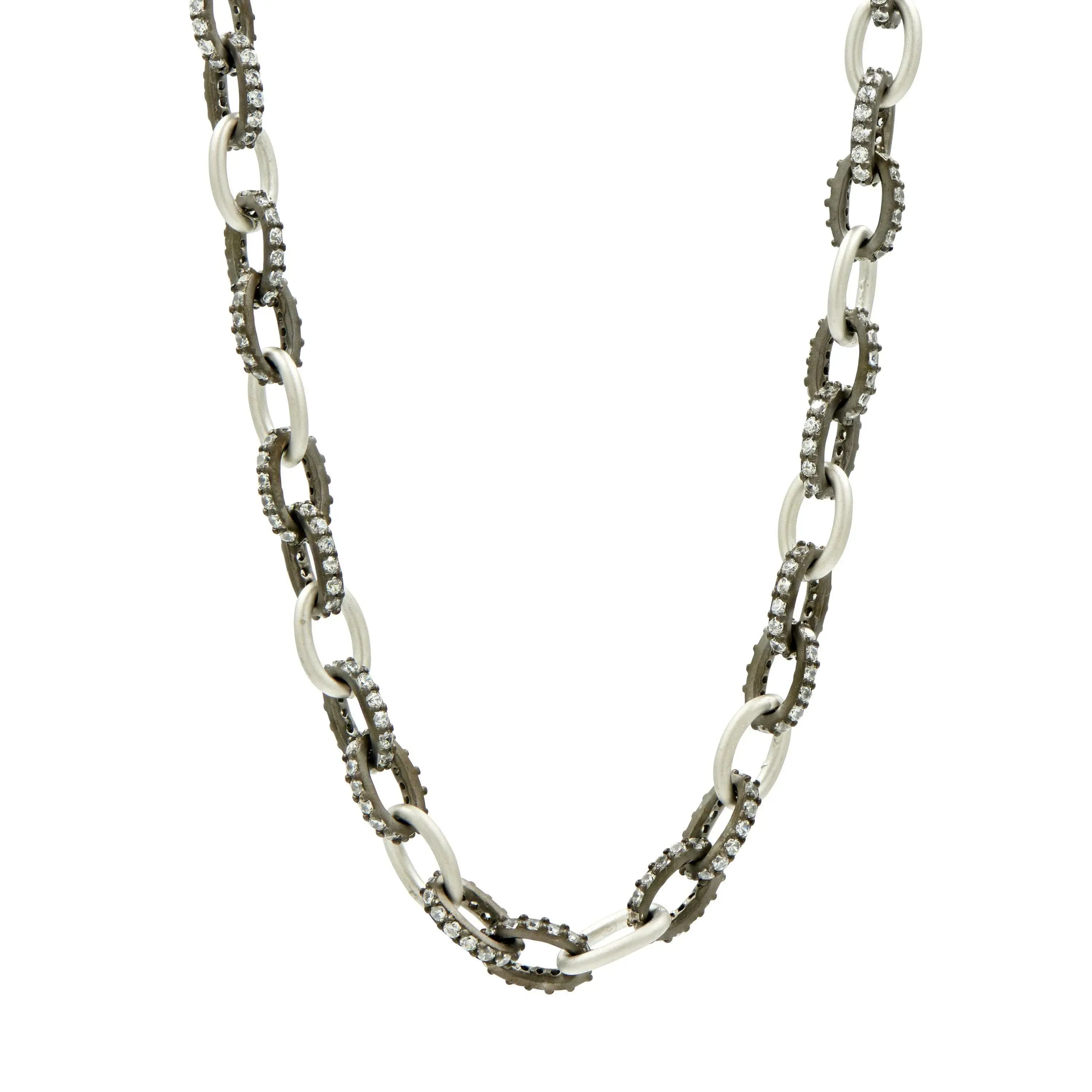 Alternating Chain Link Necklace