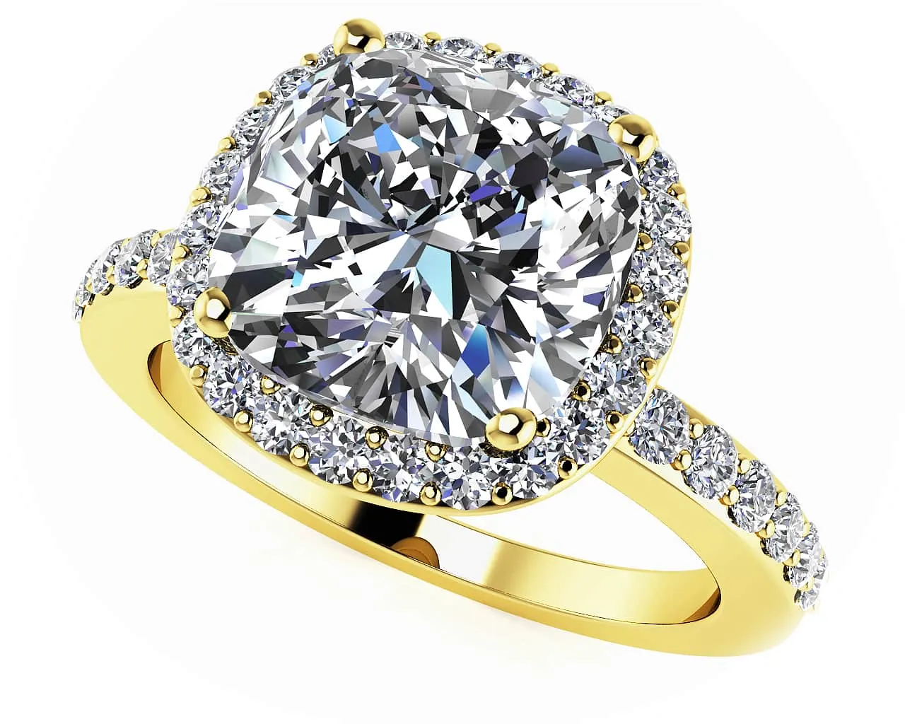 Always Yours Diamond Engagement Ring with 0.82 ct. (0.50 ct. center diamond)