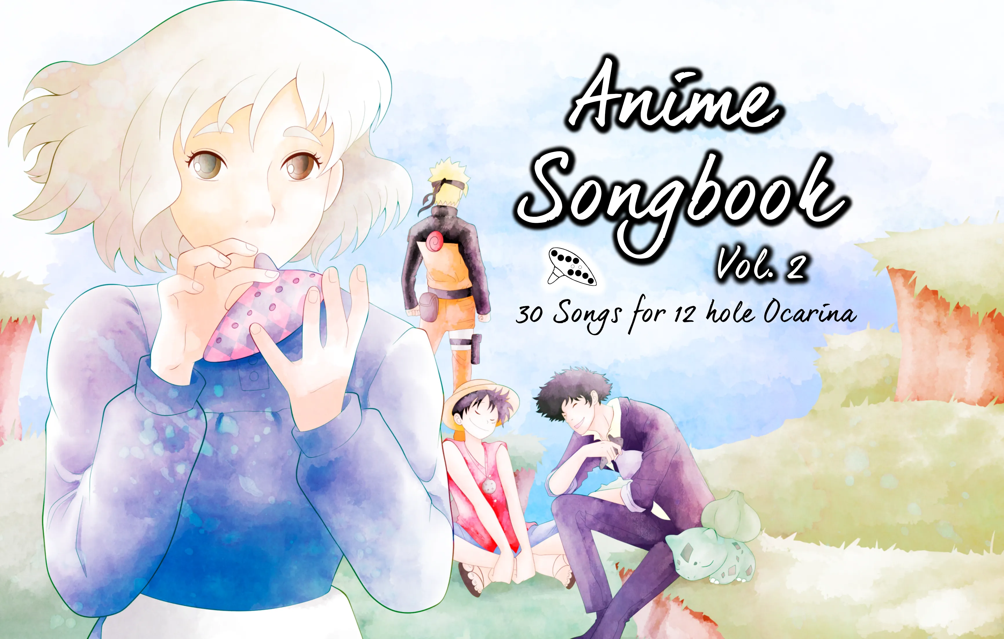 Anime Songbook: Vol. 2 for 12 Hole Ocarina