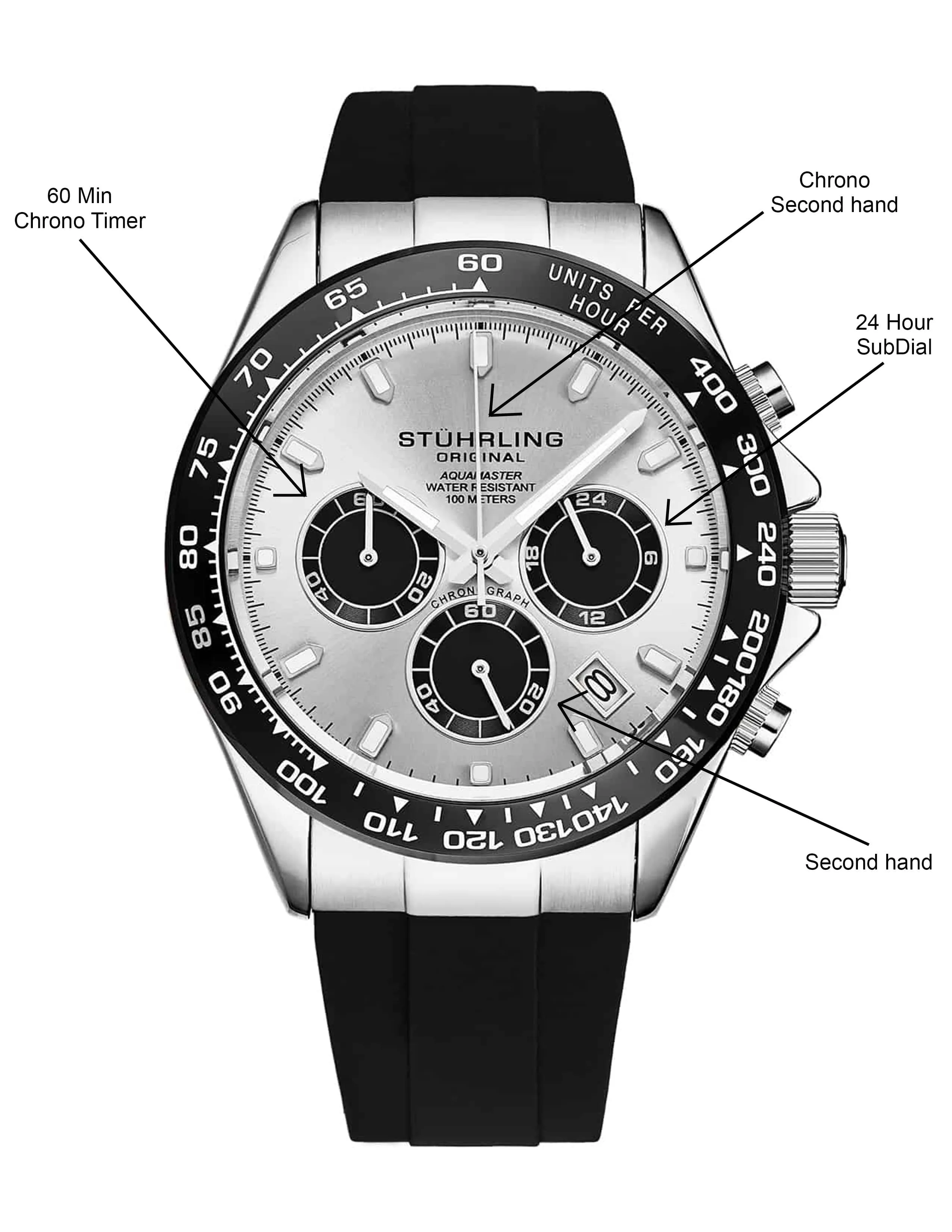 Aquamaster 4042 Quartz 42mm Chronograph