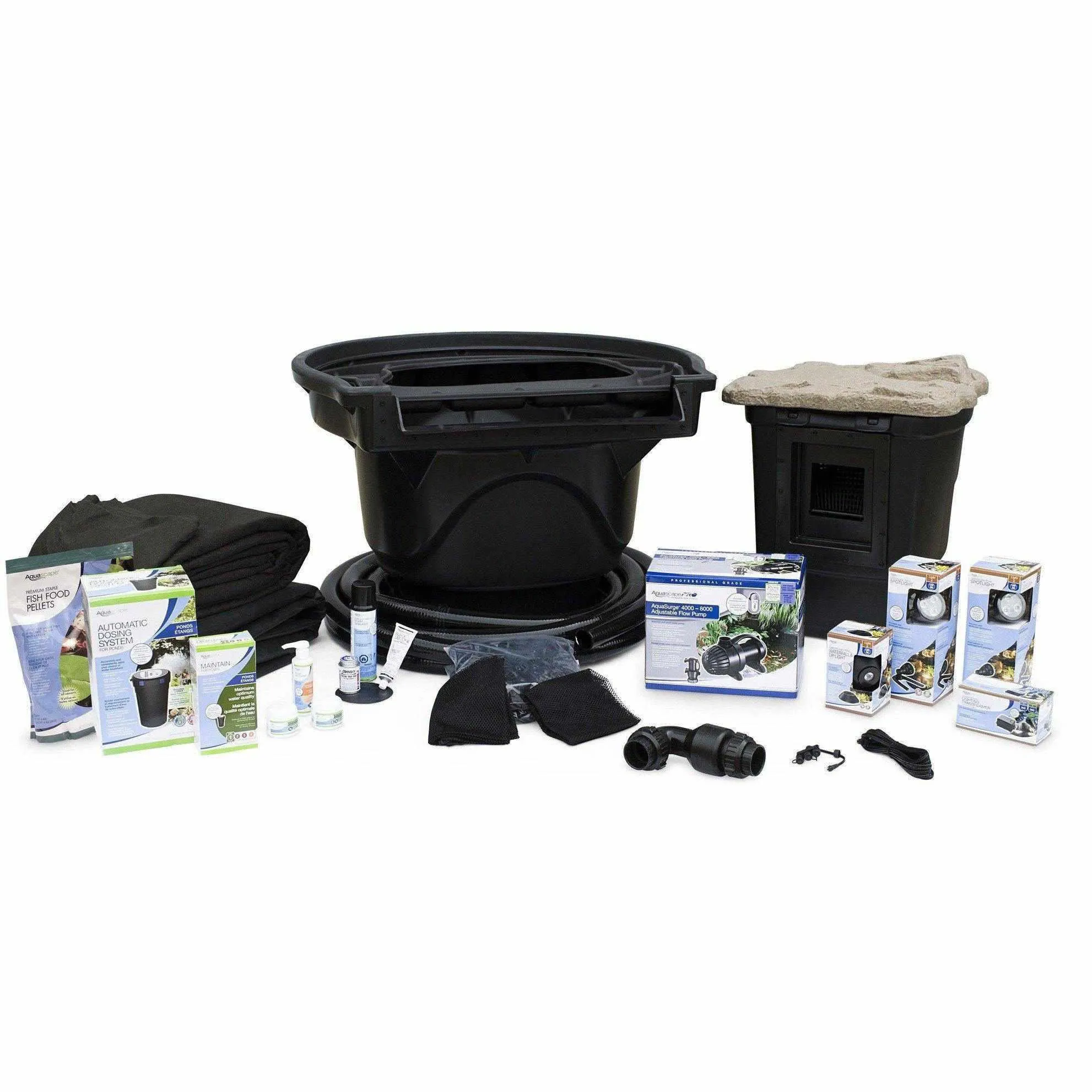 Aquascape Large Pond Kit 21x26 with AquaSurgePRO 4000-8000 Pump (MPN 53036)