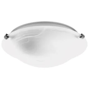 Astro Chrome Clips 1lt 30cm Ceiling Light