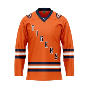 Auburn Orange Authentic Sublimated With Twill Replica Jersey