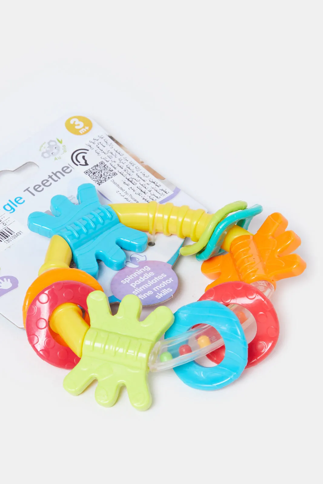 Babies Assorted Triangle Rattle With Teether