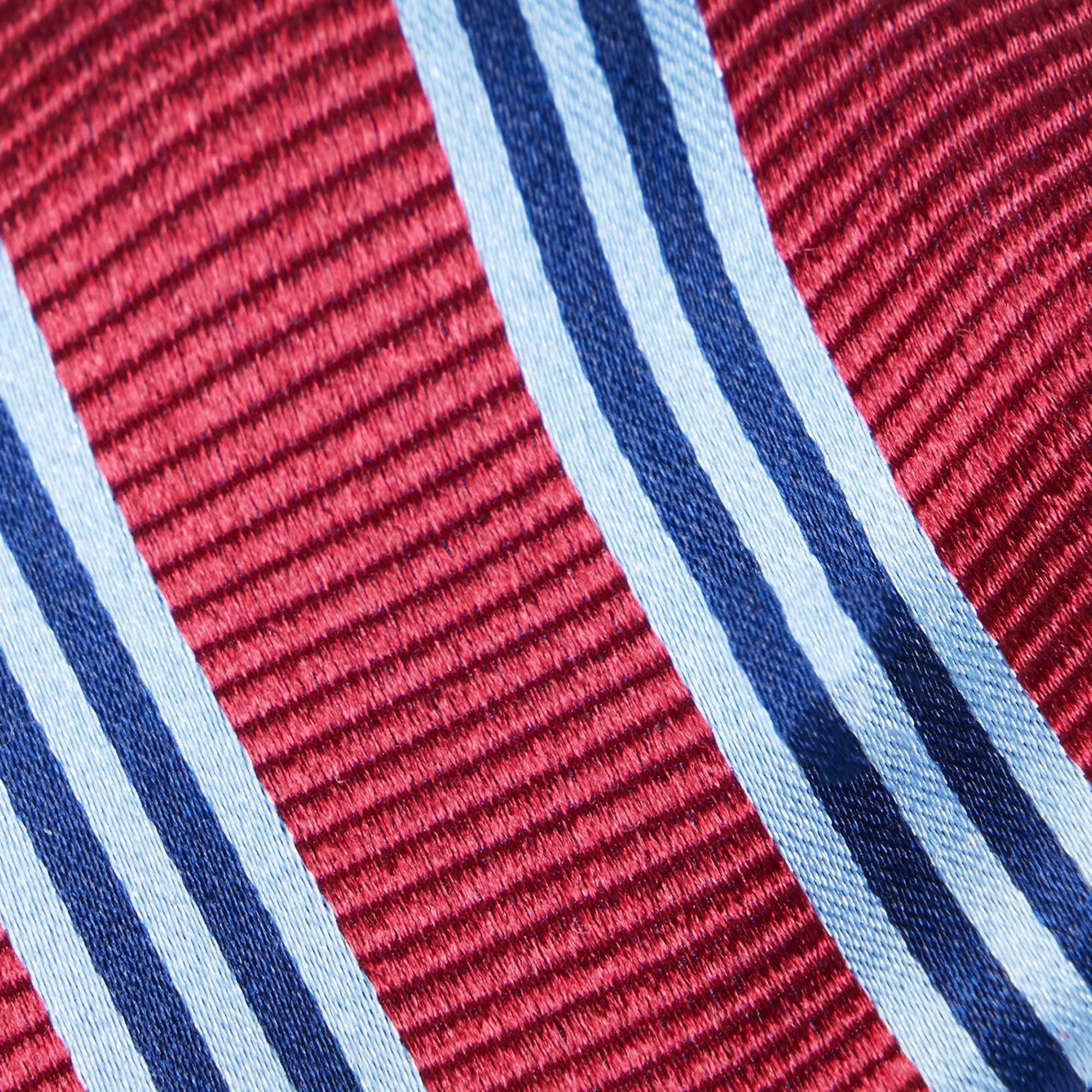 Bar Stripes Classic Red Tie