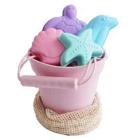 Beach Bucket | Flamingo Pink (No Shovel Included)