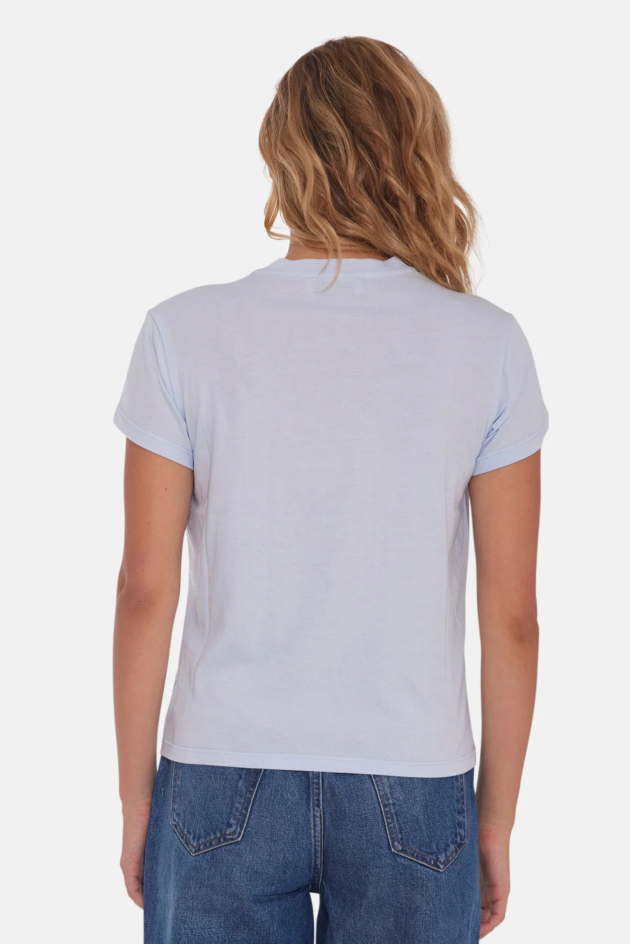 Bebe Lux Tee Ice Blue