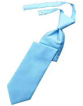 Blue Ice Solid Twill Windsor Tie