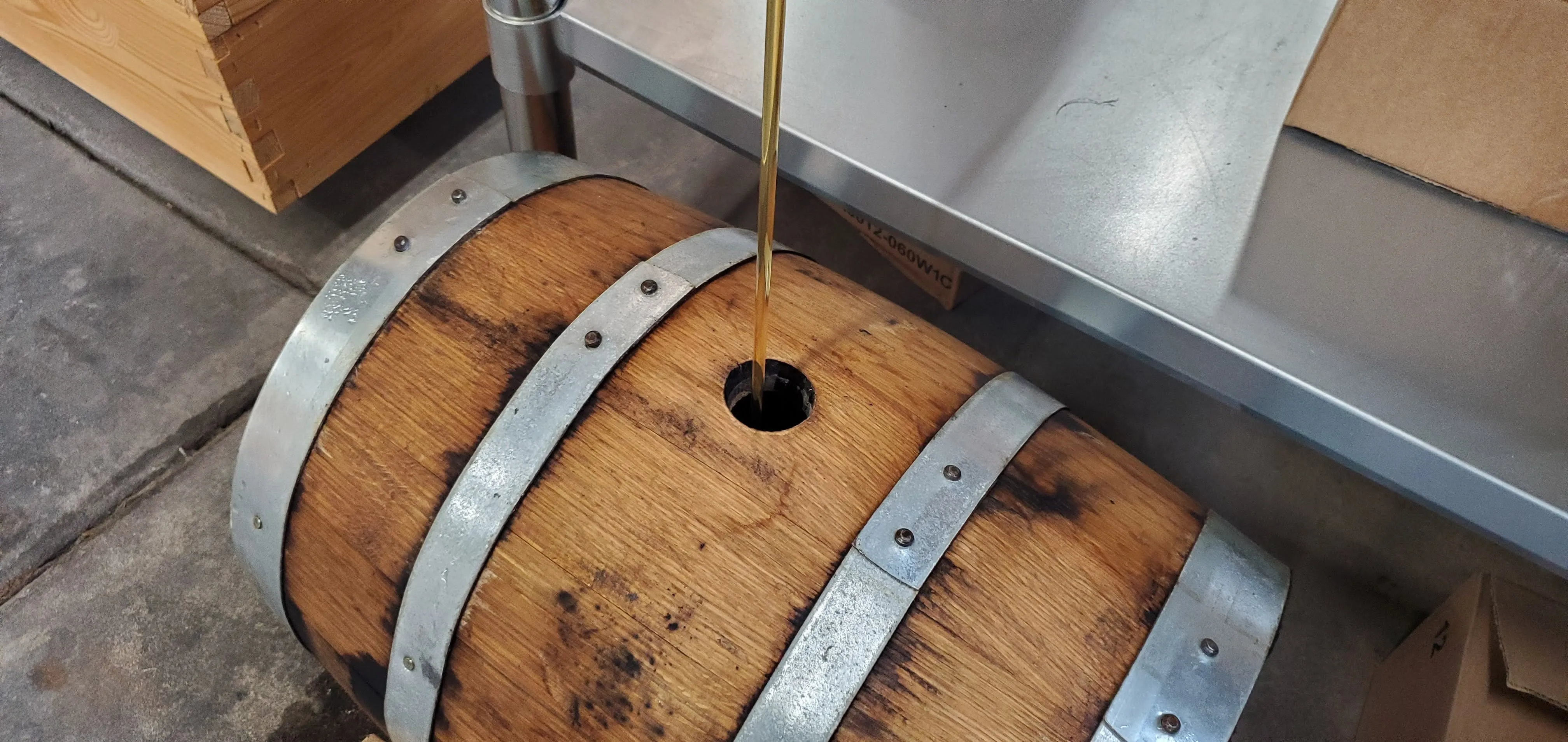 Bourbon Barrel Aged Honey