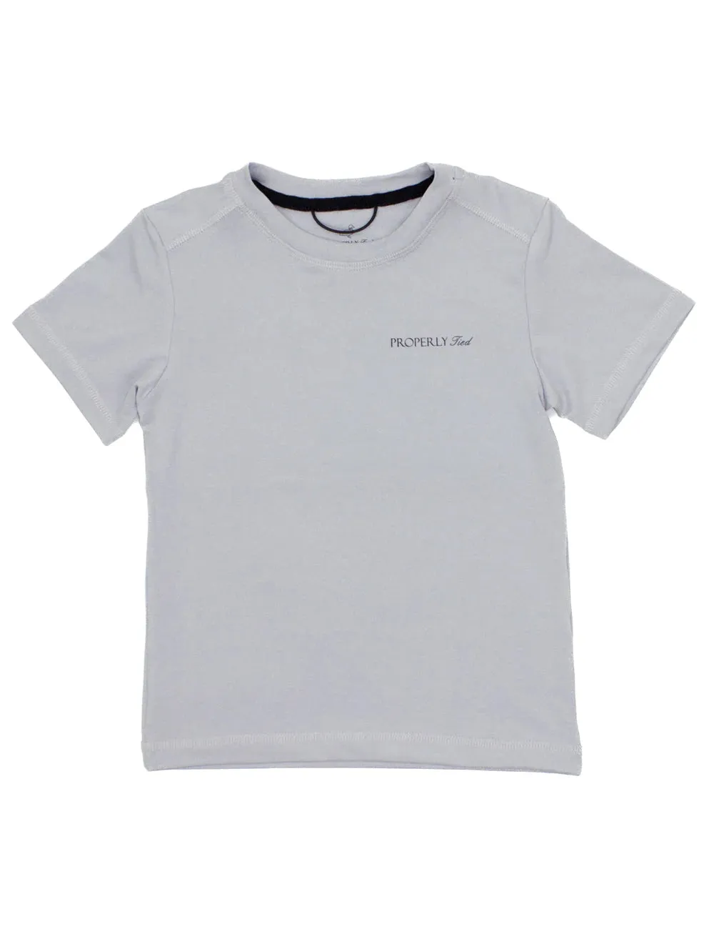 Boys Finn SS Tee Ice Grey