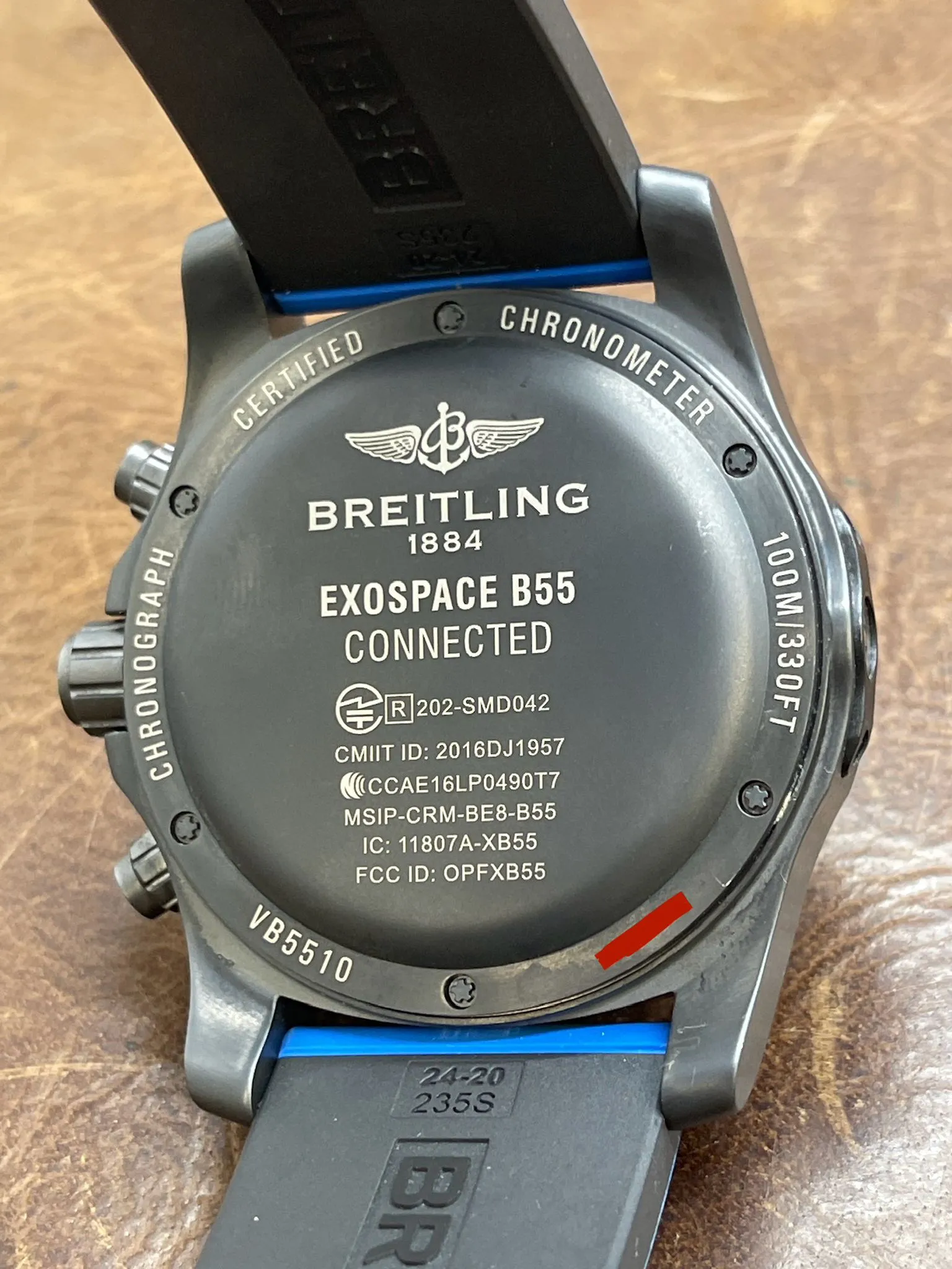 Breitling Exospace B55 Night Mission Connected VB5510H21B1S1 Black Dial Quartz Men's Watch