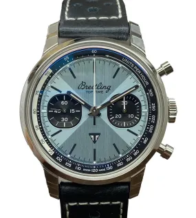 Breitling Top Time Triumph Chronograph  A23311121C1X1 Ice Blue Dial Automatic Men's Watch