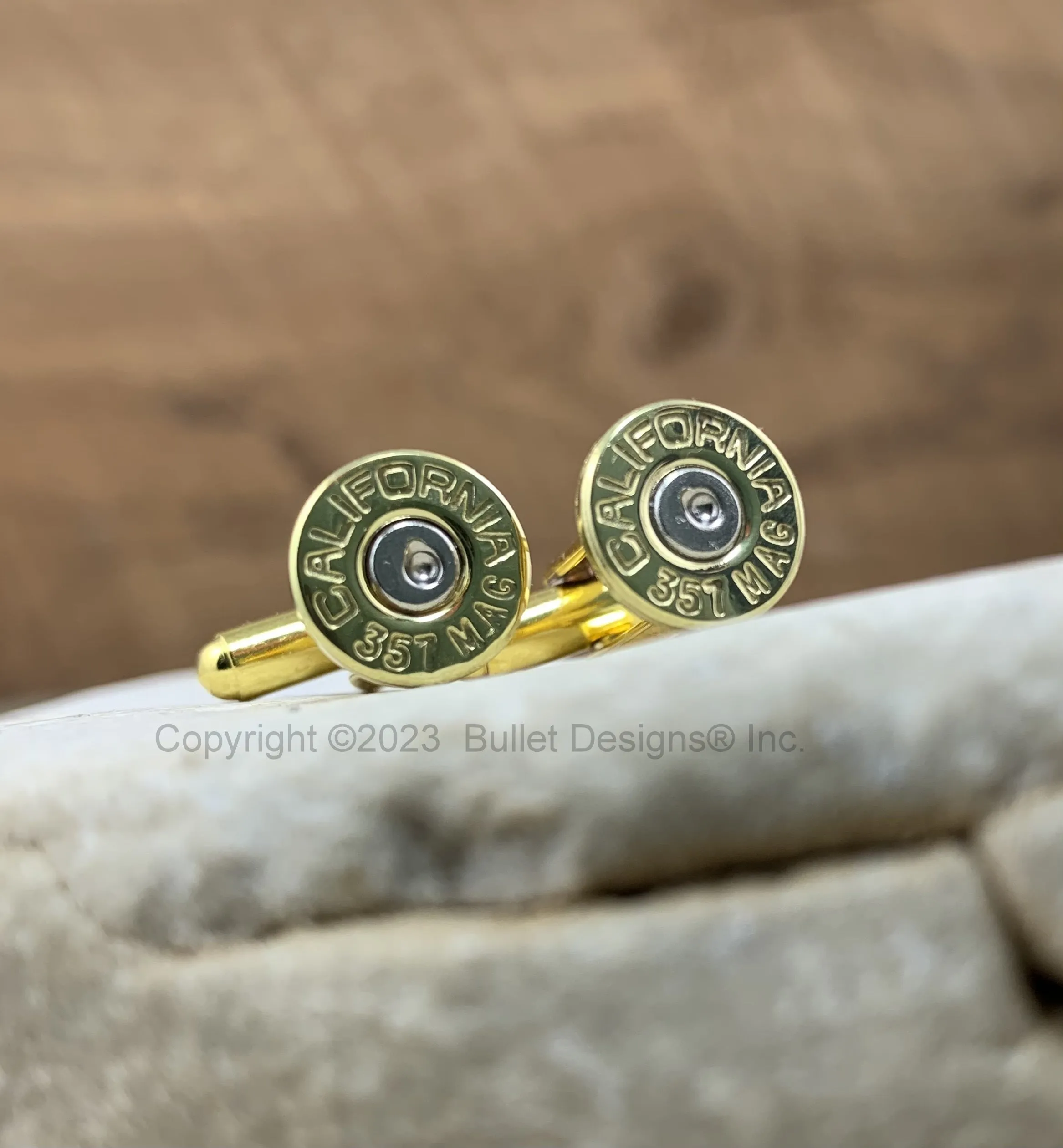 Bullet Cufflinks, California 357 Mag Brass Bullet Cufflinks, Wedding Cufflinks, 357 Mag Cufflinks, Bullet Cuff Links, Wedding Cuff Links