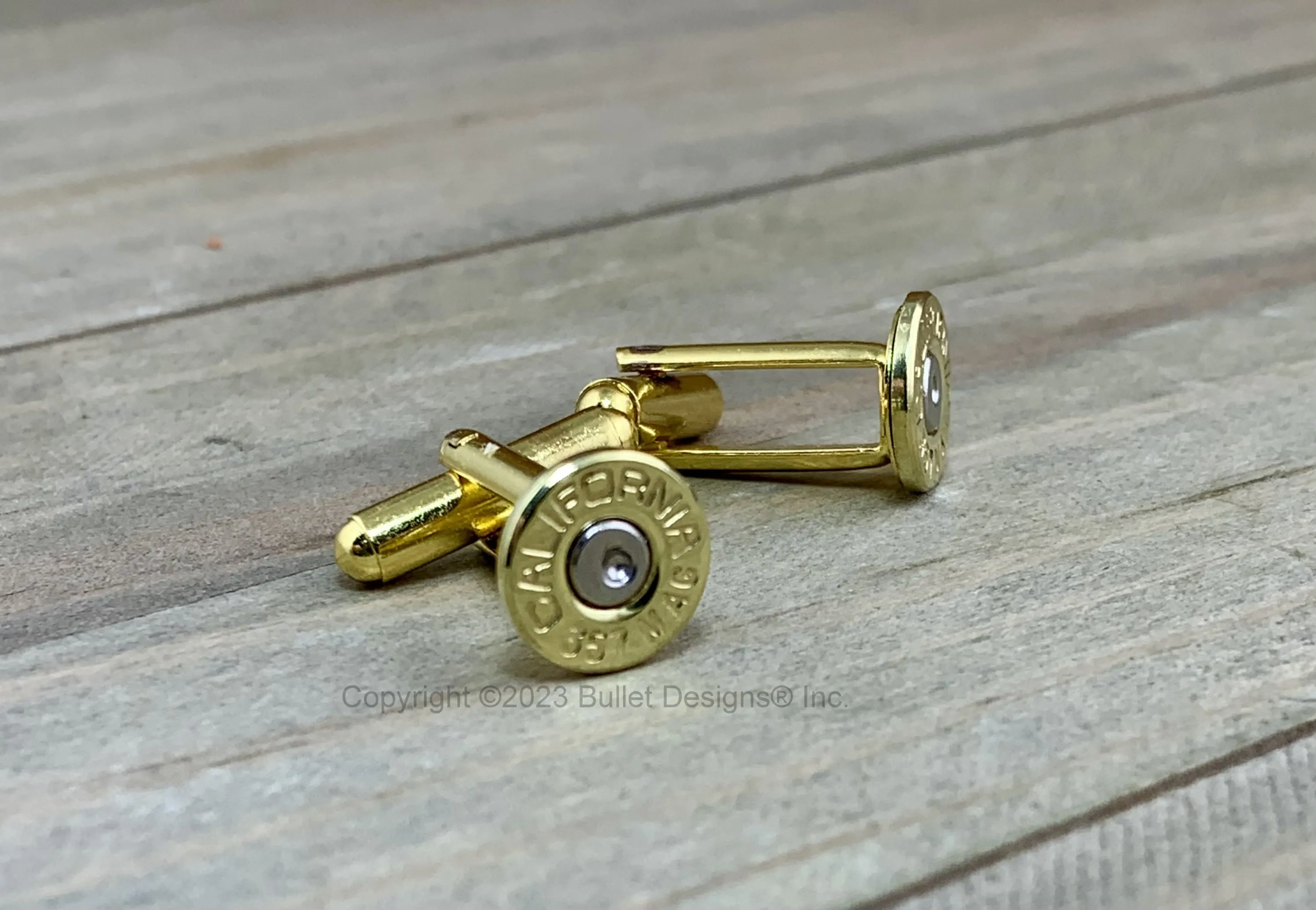 Bullet Cufflinks, California 357 Mag Brass Bullet Cufflinks, Wedding Cufflinks, 357 Mag Cufflinks, Bullet Cuff Links, Wedding Cuff Links