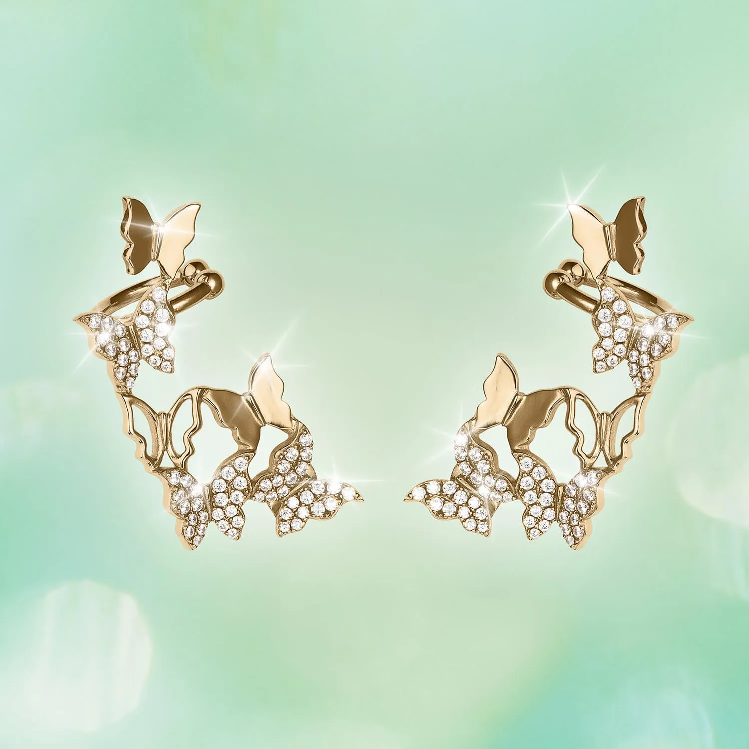 Butterfly Climber Ladies Earrings