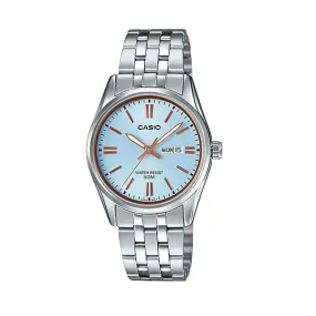 Casio Enticer Ice Blue Dial Woman's Watch LTP-1335D-2AVDF