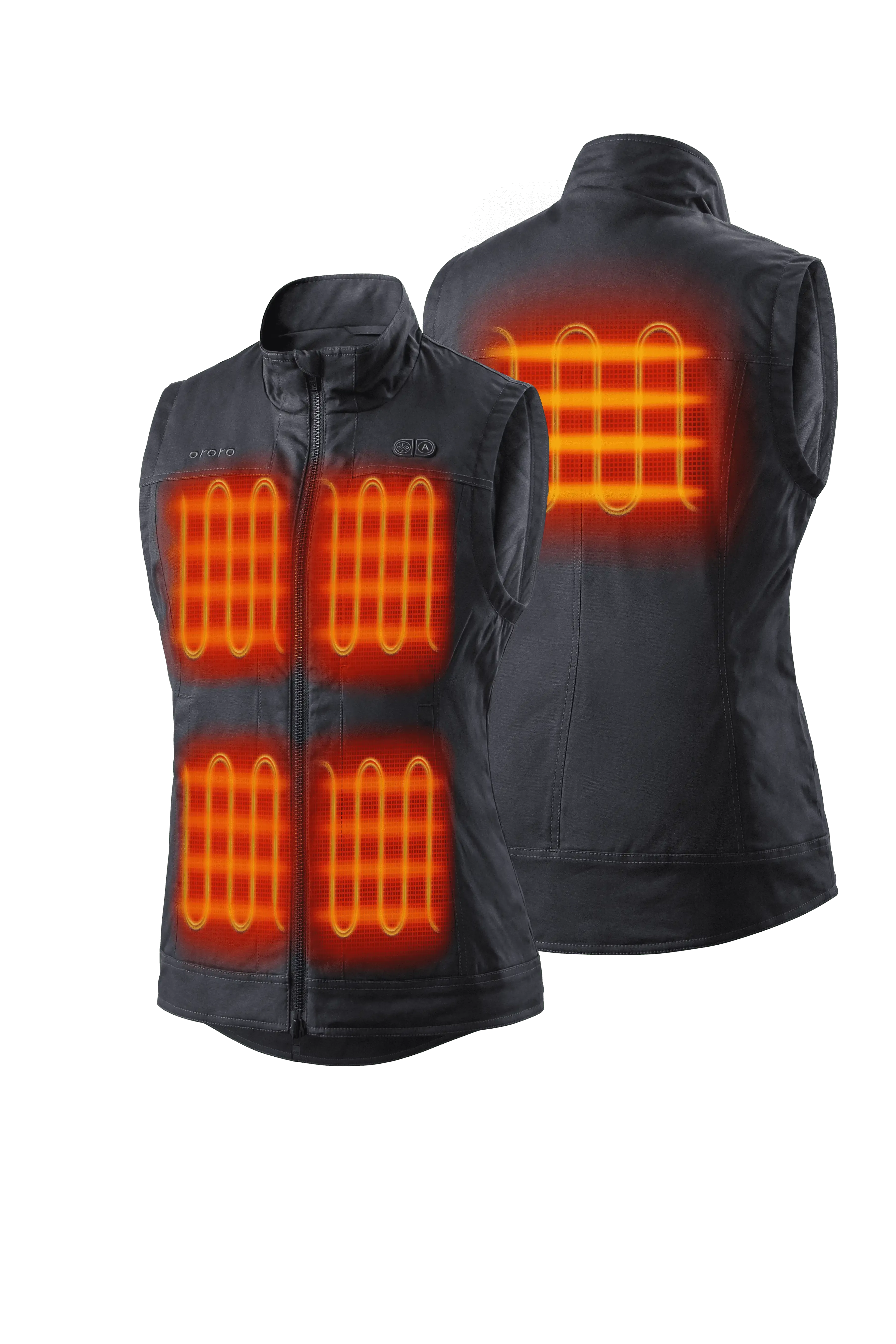 Cheyenne Women's 5-Zone Dual-Control Heated Canvas Vest