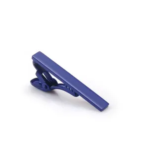 Classic Blue Matte Tie Bar