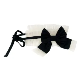 Coco-Caramel Tulle Hair Sash