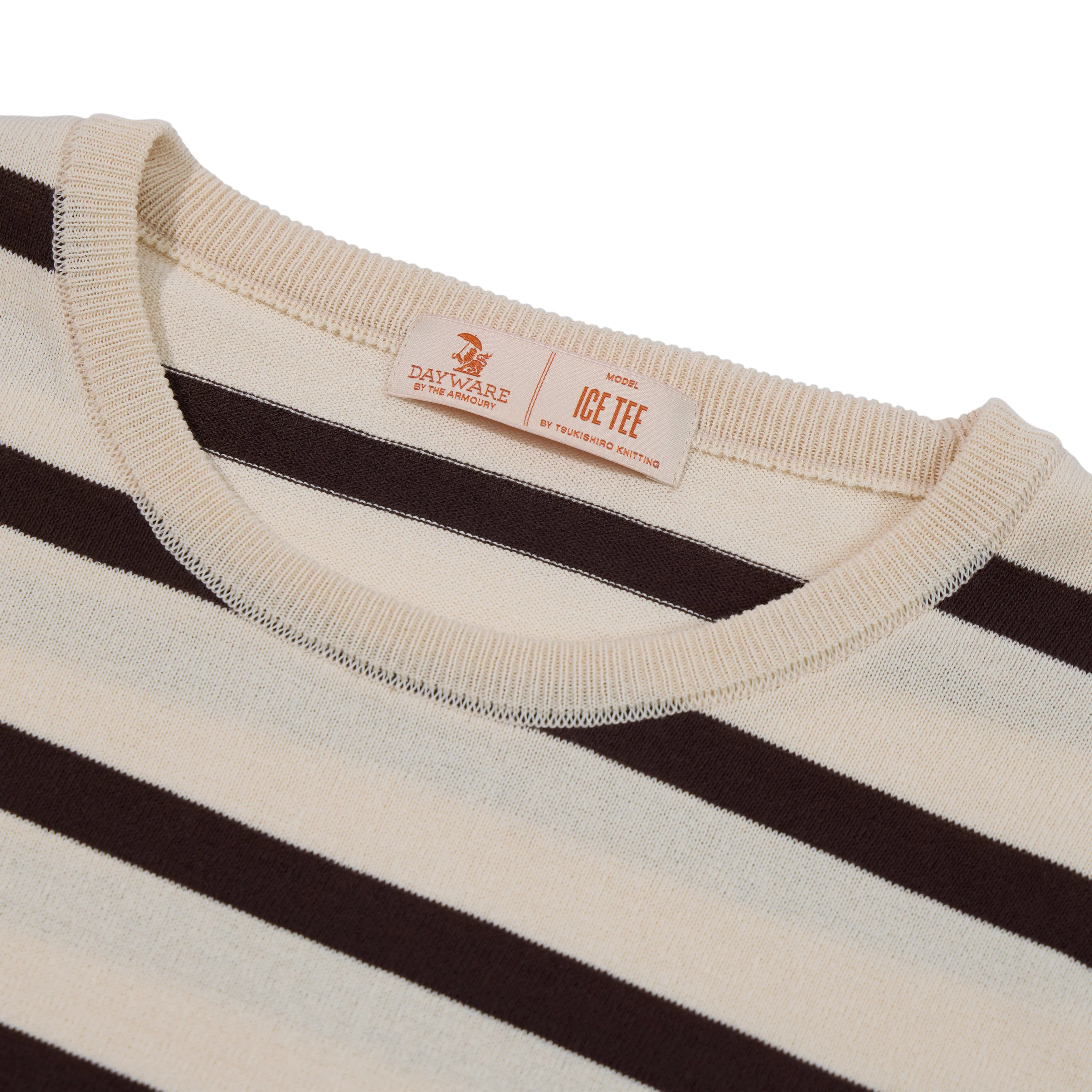 Cotton Knit Striped Ice Tee