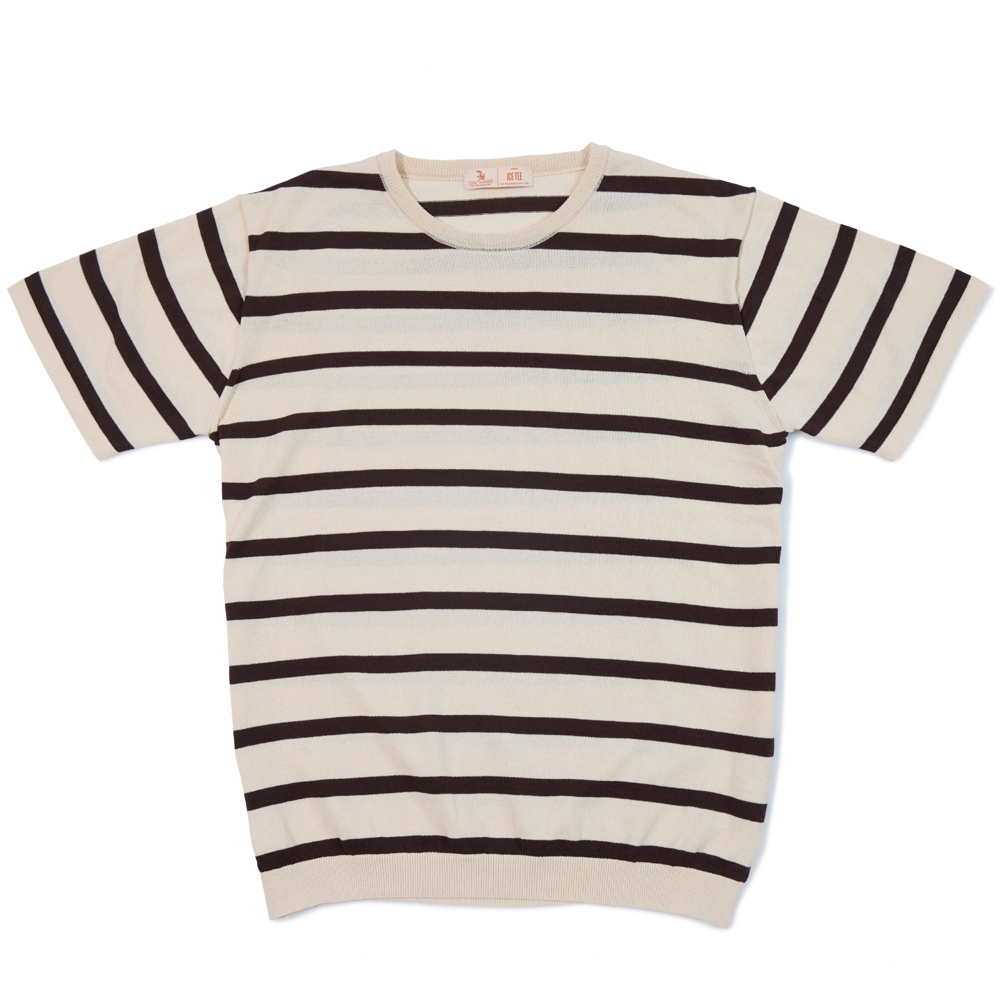 Cotton Knit Striped Ice Tee