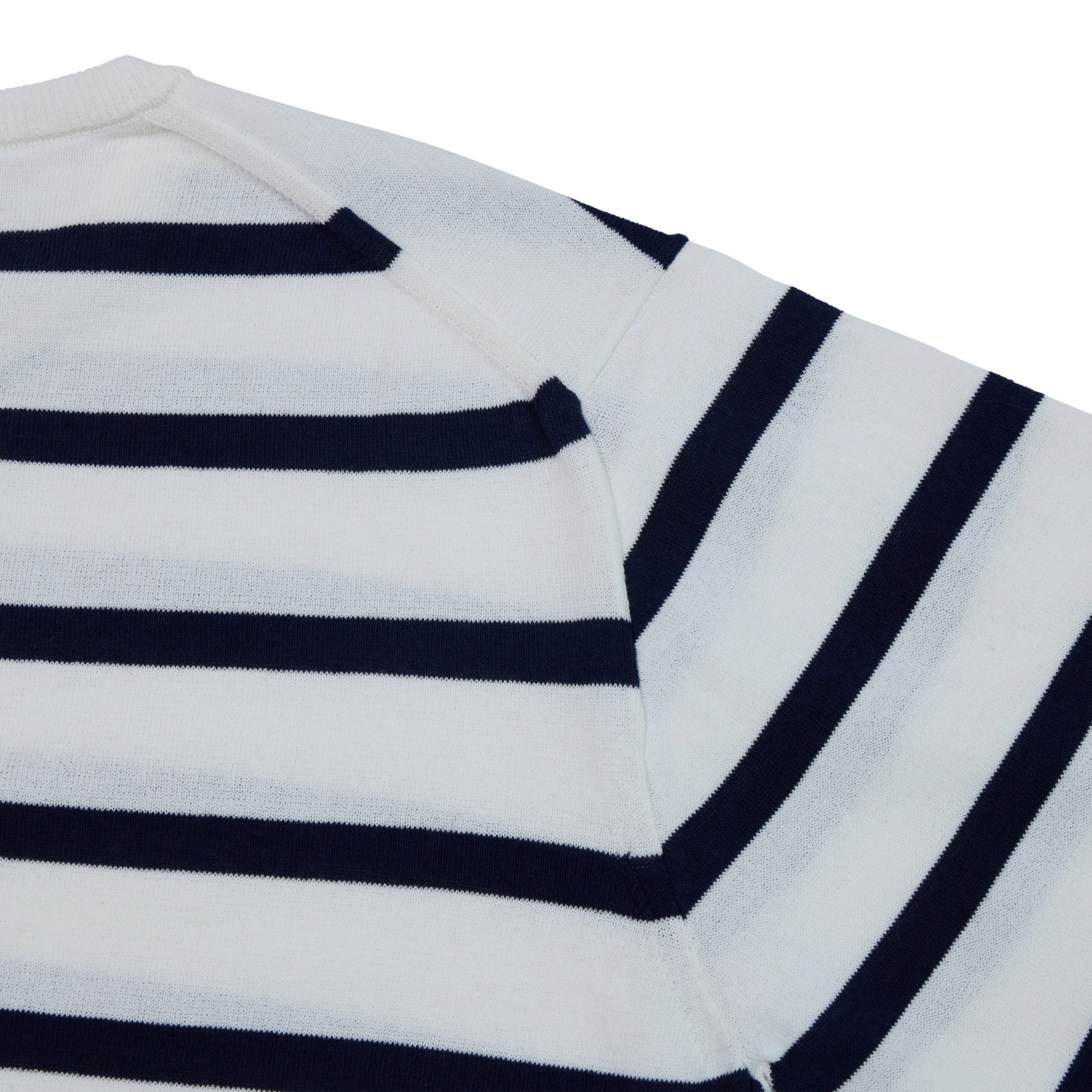 Cotton Knit Striped Ice Tee