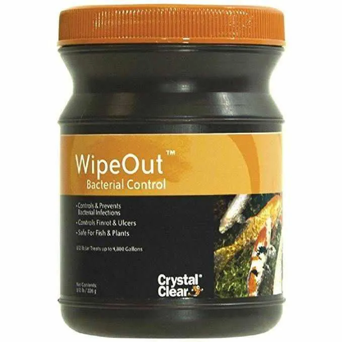 CrystalClear WipeOut - Bacterial Control 8 oz