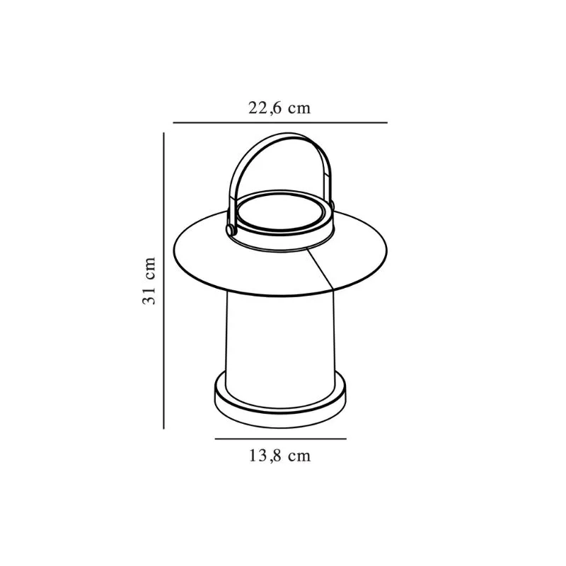 Danish Designed Solar Portable Table Light